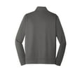 thumbnail image 4 of Port & Co Adult Male Men Plain Long Sleeves Sweatshirt Charcoal Small, 4 of 4
