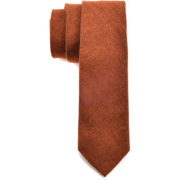 Exceptional Men's Solid Color Skinny Ties Causal Wool Cashmere Blend Slim cut Formal Necktie Camel Tan One Size to enhance your experience