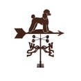 thumbnail image 4 of EZ Vane Poodle Weathervane — Post Mount, Wind Cups, Antique Copper Finish, Steel with Durable Triple Powder Coating, Handcrafted in USA, 4 of 7
