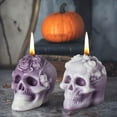 thumbnail image 6 of 3D Skull Silicone Mold Candle Mold Candle Making DIY Soap Wax Casting Molds, 6 of 8