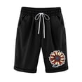 thumbnail image 1 of Pantalones Cortos Casuales Impresos de la Cintura Elástica con Bolsillos, Pantalones Casuales para Todo el Uso Diario de la Temporada, 1 of 3