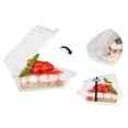 thumbnail image 4 of 100 cajas triangulares para tarta de queso, cajas para porciones de pastel, soportes triangulares para tartas, cajas para pasteles para fiestas y bodas., 4 of 5