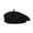 Black, variant on Unisex Beret Hats French Vintage Style Soft Knit Fall Winter Accessory for Men