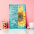 thumbnail image 4 of Today is a Good Day Motivational Quotes Sunflower Canvas Wall Art,Positive Inspirational Quote Rustic Canvas Framed Wall Artwork Ready to Hang for Home Office Bedroom Office Wall Decor，12" x 15", 4 of 5
