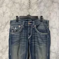 thumbnail image 4 of Y2K-pantalones vaqueros acampanados de cintura alta para mujer, Jeans de pierna ancha y recta, cintura alta, estilo Harajuku, novedad, 4 of 5
