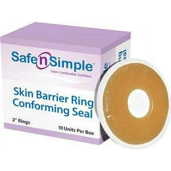 SAFE N SIMPLE RRSNS684U2 Conforming Adhesive Seals44; 2 in. Skin Barrier Ring