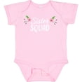 thumbnail image 3 of Inktastic Sister Squad with Pink Flowers Boys or Girls Baby Bodysuit, 3 of 5