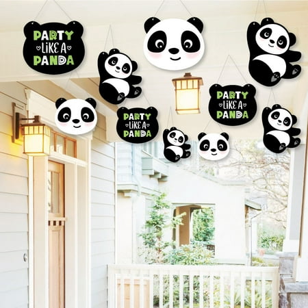 Hanging Party Like A Panda Bear Outdoor Hanging Decor Baby