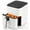White, variant on Casabay 3QT Air Fryer, 800W Compact Digital Airfryer with Nonstick, 160-400°F Temperature Range and Auto-Off for Bake, Dehydrate, Reheat, Red