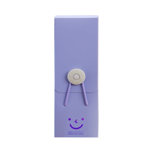 XYAIYT Boîte à Crayons Compacte Empilable Design Visage Souriant Mignon pour École Bureau Maison Rangement Plastique Longue Durée avec Couvercle à Pression pour Organisation Sécurisée des Fournitures Artistiques et Outils d'Écriture