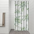 thumbnail image 3 of Butterfly and Peony Bathroom Shower Curtain 36x72, Soft Polyester Fabric with Hooks, Romantic Farmhouse Bloom Pattern, 3 of 5