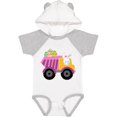 thumbnail image 3 of Inktastic Easter Bunny in Dump Truck Delivering Easter Eggs Boys or Girls Baby Bodysuit, 3 of 5