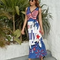 thumbnail image 3 of 4th of July Sleeveless Dress Female Clothing Dress Women Summer 2025 Dress, 3 of 7