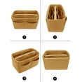 thumbnail image 3 of CAILDANL Felt Purse Bag Organizer Insert with zipper Bag Tote Shaper Fit Speedy Neverful PM MM, 3 of 6
