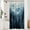Blue, variant on Black and White Nature Shower Curtains for Mens Bathroom Decor Grey Rustic Woodland Pine Tree Cool Bath Curtain Set, Waterproof Fabric with Hooks