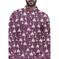 thumbnail image 4 of Atasi Button Down Asymmetrical Kurta For Men Printed Mandarin Long Sleeve Shirt, 4 of 5