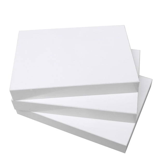 Estantería de almacenamiento flotante de 3 piezas, organizador de estantes montados en la pared para sala de estar, dormitorio, oficina (blanco)