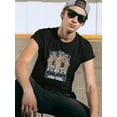 thumbnail image 2 of Vintage Rock  Art Nouveau T-Shirt Men -Image by Shutterstock, Male 5X-Large, 2 of 4