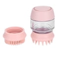 thumbnail image 2 of Cepillo de baño para mascotas, multifunción, masaje, ducha, cepillo, peine, accesorio para perros, color rosa, 2 of 5