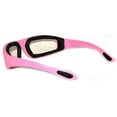 thumbnail image 3 of OWL Eyewear Motorcycle Padded Glasses Pink Frame Clear Lens, 3 of 3
