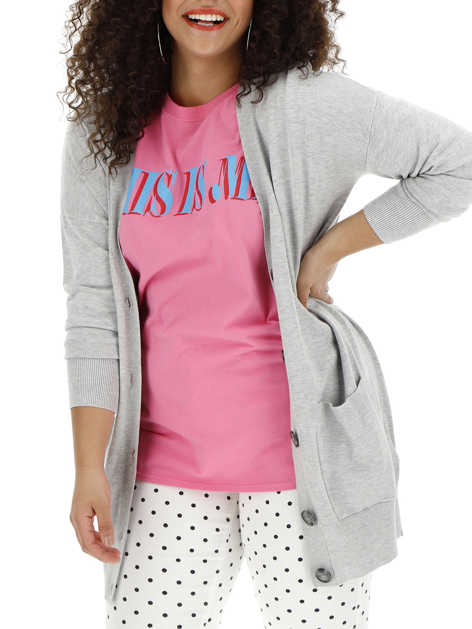 Simply Be Women's Plus Size Boyfriend Cardigan