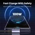 thumbnail image 4 of Laptop Data Line Quick Charge 4.0 90 Degree USB C to USB Type C Cable Right Angle Fast Charging PD 100W 2M, 4 of 8
