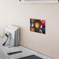 thumbnail image 5 of Yayeee Toggle Light Switch Wall Plate 3-Gang 6.37"x4.48" Decorative Outlet Cover, Futuristic Circles, 5 of 7