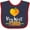 Navy and Red, variant on Inktastic Key West Florida Orange in Heart Boys or Girls Baby Bib