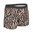 thumbnail image 3 of Disketp Zebra Skin And Leopard Print Men'S Boxer Briefs,Soft And Breathable Cotton Underwear With Comfortflex Waistband, 3 of 9