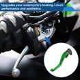 thumbnail image 3 of Palancas de freno y embrague cortas únicas para Suzuki GSX8S 2023-2025, palanca de freno ajustable en 6 posiciones, aleación de aluminio verde, 1 par, 3 of 7