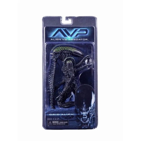 Alien 7" Scale Action Figure Grid Alien Action Figure, Multicolor