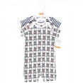 thumbnail image 2 of Hudson Baby Infant Boy Cotton Rompers, French Dog 2-Pack, 0-3 Months, 2 of 4