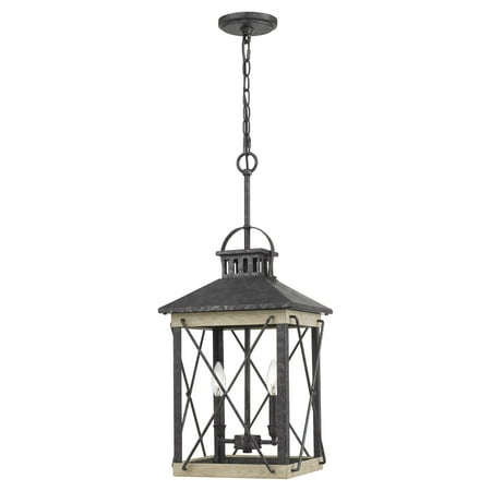 

Quoizel Brennan 2-Light 28 Transitional Chandelier in Old Black Finish