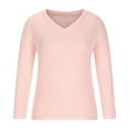 thumbnail image 4 of STETMN Waffle Knit Sweaters for Women Oversized Casual V Neck Tops Loose Fit Knitwear Shirt, 4 of 8