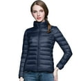 thumbnail image 5 of Women Warm Lightweight Jacket Winter Jacket Long Hoodless Windproof Winter Coat for Plus Size Women with Recycled insulation Winter Slim Short Hooded Warm Duck Down Coat Outerwear, 5 of 5
