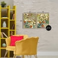 thumbnail image 3 of Stupell Industries Traditional Walk With Me Botanicals Gold 2pc Floating Frame Art Set, 17 x 21 each, by Dani Heyward, 3 of 7