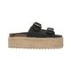 thumbnail image 2 of Sandalia De Plataforma Con Yute Para Mujer Negro Dos Evillas Platonia PIA-04-NEGRO, 2 of 5