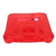 thumbnail image 2 of Estuche de repuesto para consola de juegos retro ABS resistente, carcasa de repuesto profesional para N64, transparente, rojo, 2 of 14