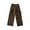 Coffee, variant on LLYwey Womens Stretch Pants Women Loose Pants Casual Sports Pants Drawstring Cargo Pants Wide-leg Pockets Zipper High Waisted Drawstring Linen Pants Female Long Pant Style H1601 Coffee S
