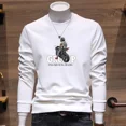 thumbnail image 2 of Sudadera de cuello redondo para hombre, ropa masculina con cuello redondo y estampado gráfico, jersey blanco sin capucha, ofertas al por mayor, ropa de calle de invierno, 2 of 5