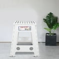 thumbnail image 1 of Foldable Step Stool Plastic Folding Stool Portable Living Plastic Dots Folding Step Stool Anti-slip Foldable Adults Chair, 1 of 8