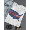 thumbnail image 3 of Independence U.s.a. Country T-Shirt Women -Image by Shutterstock, Female 4X-Large, 3 of 4