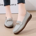 thumbnail image 3 of Cyiecw Womens Loafers Comfortable Flats Shoes Women Driving Shoes Breathable Non-Slip Fashion Shoe Moccasins, 3 of 7