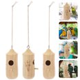 thumbnail image 4 of 3pcs Hanging Hummingbird Caves Outdoor Birds Nests Wooden Small Bird Nests, 4 of 8