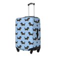 thumbnail image 1 of Fotbe Dachshund Dog Funda Protectora para Equipaje, Antirrayones y Resistente a la Suciedad, Compatible con Maletas de 18 a 32 Pulgadas-Small, 1 of 7