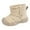 Khaki, variant on Daznico Girls Winter Boots Warm Padded Thick Casual Footwear for Toddlers and Children,2-2.5 Years