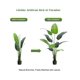 thumbnail image 2 of 5-foot green bird of paradise plant: tropical artificial plant para indoor home sala de estar y oficina decoration, 2 of 10