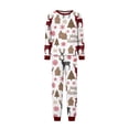 thumbnail image 5 of Lvotionpl 2026 Matching Family Christmas Pjs, Matching Christmas Pajamas Long Sleeve Top & Pants Set Matching Holiday Family Pajama Xmas Sets, 5 of 6