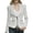 White, variant on Womens Casual Blazers Long Sleeve Lapel Open Front Zip Down Blazer Jacket Business Work office Suit Jackets White