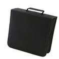 thumbnail image 2 of Estuche para DVD y CD con capacidad para 256 discos, resistente al polvo, ligero y con cremallera, elegante y práctico estuche para guardar discos, Negro, 2 of 8